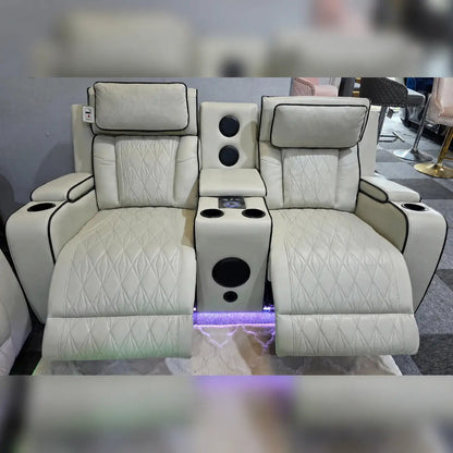 Osman Smart Leather Electric Recliner Sofa Set 3+2