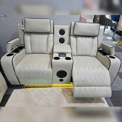 Osman Smart Leather Electric Recliner Sofa Set 3+2