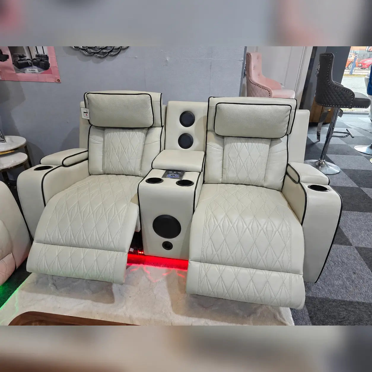 Osman Smart Leather Electric Recliner Sofa Set 3+2