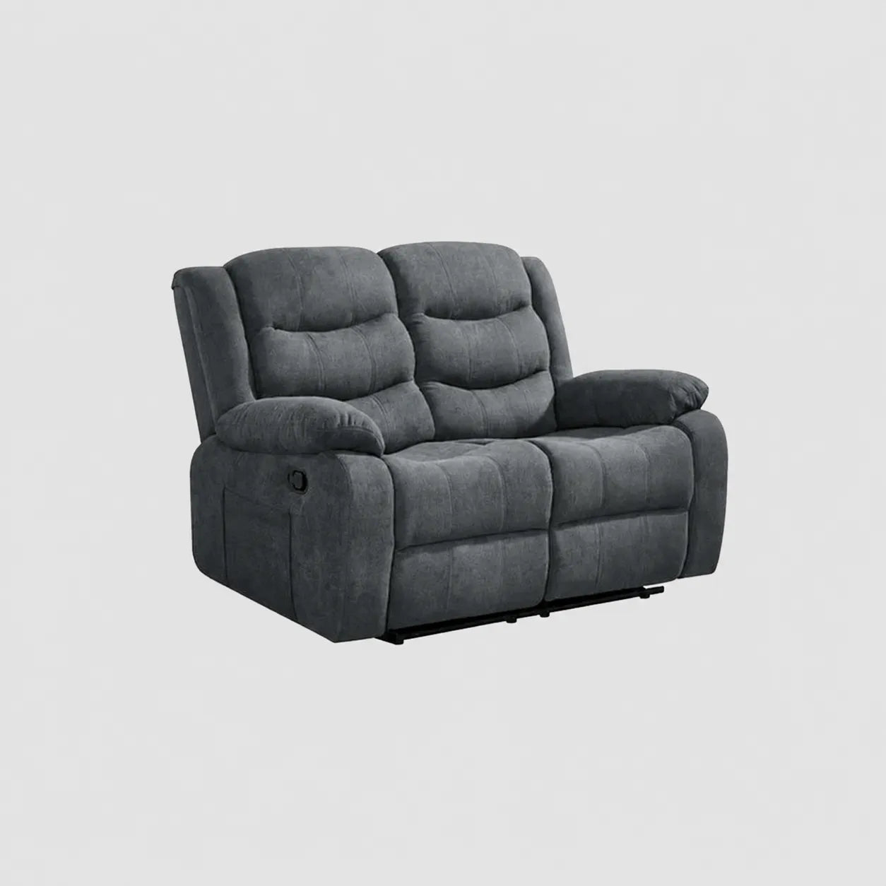 Conway Grey Fabric Manual Recliner 3+2 Seater Sofa Set