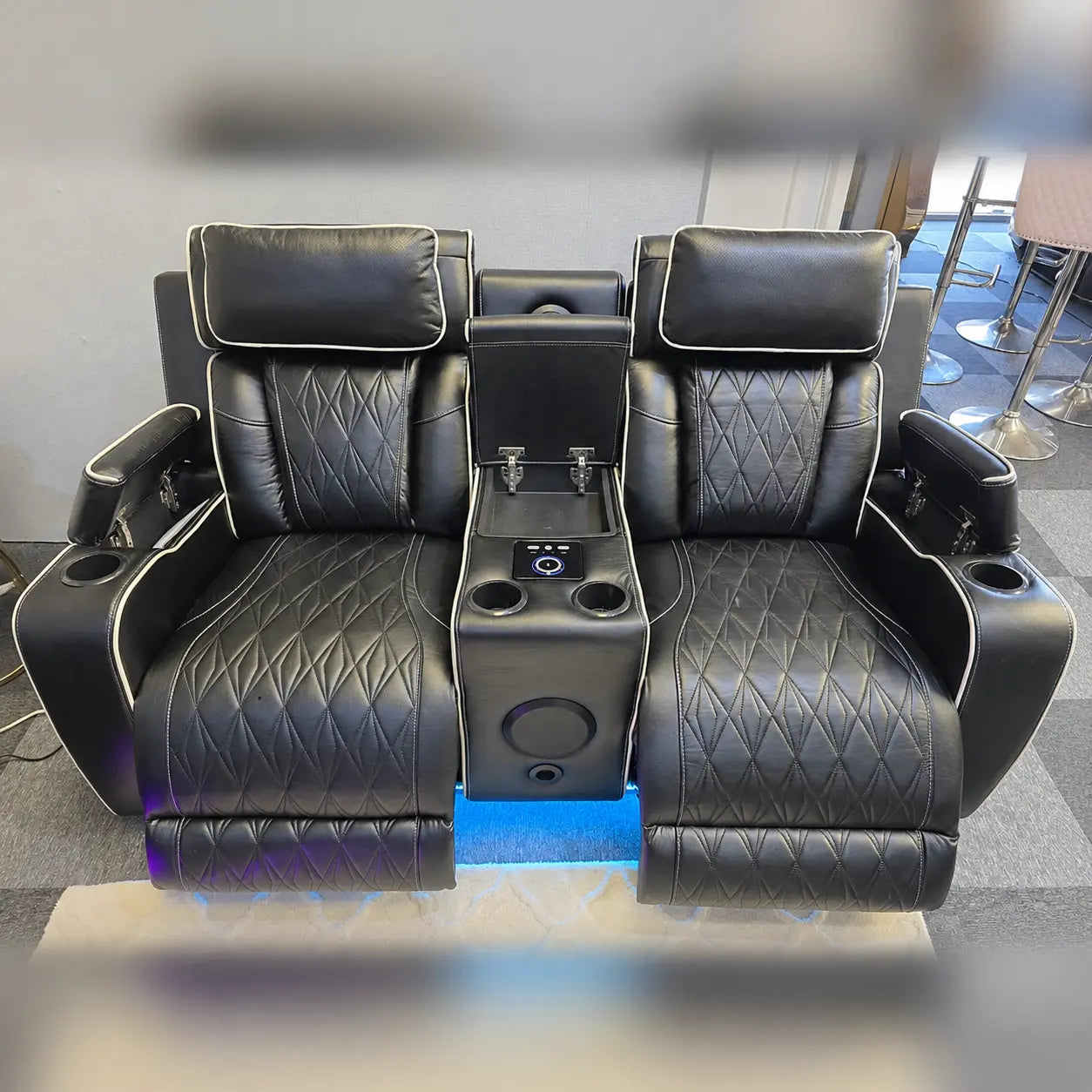 Osman Smart Leather Electric Recliner Sofa Set 3+2