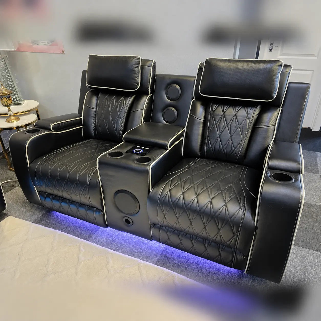 Osman Smart Leather Electric Recliner Sofa Set 3+2
