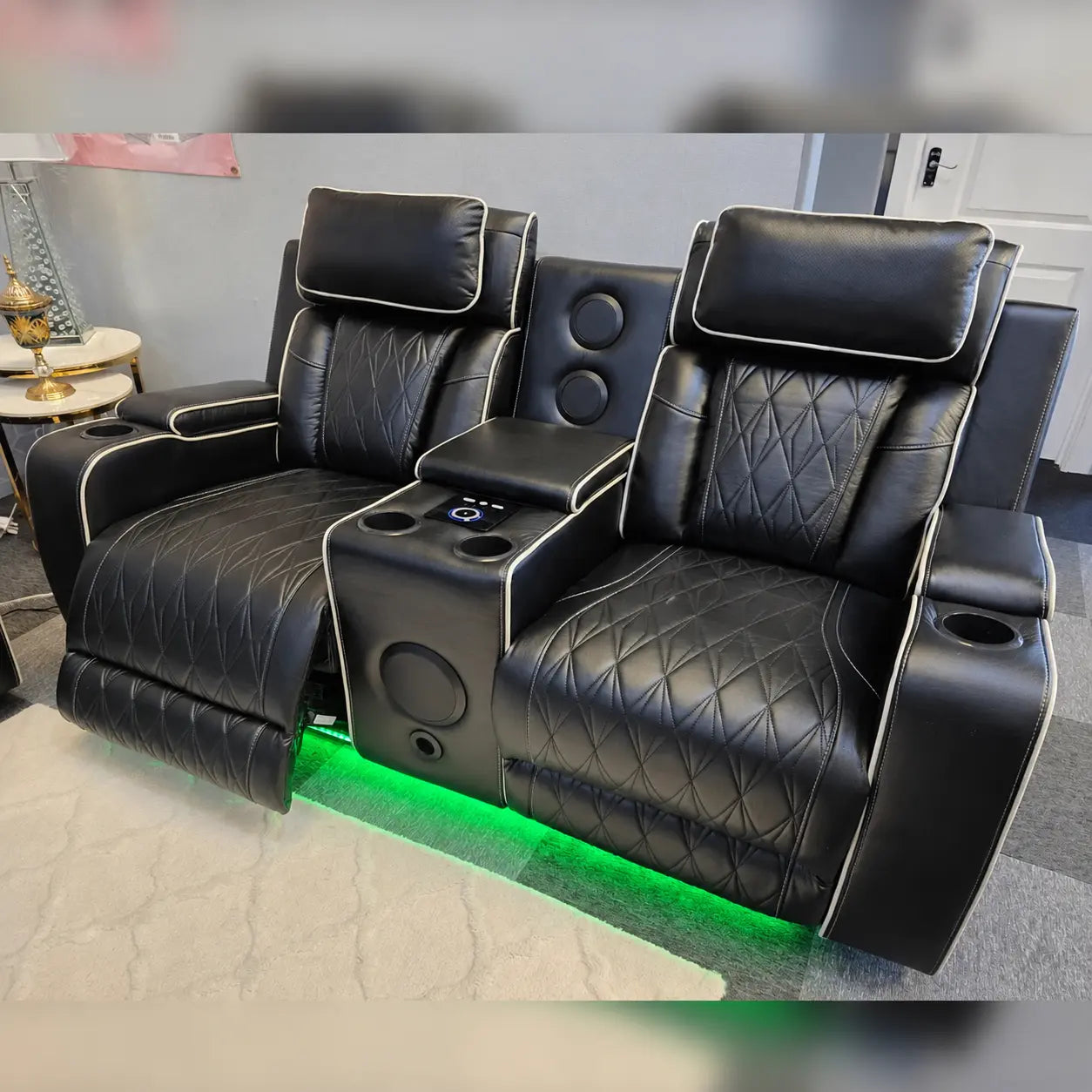 Osman Smart Leather Electric Recliner Sofa Set 3+2