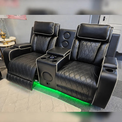 Osman Smart Leather Electric Recliner Sofa Set 3+2