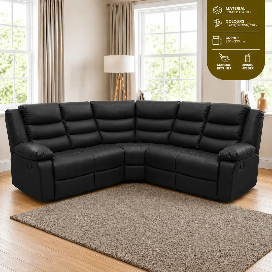 MNS Leather Corner sofa (230cmx230cm)
