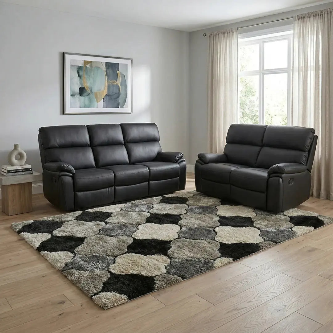 Valencia 3+2 Genuine Leather Recliner Sofa