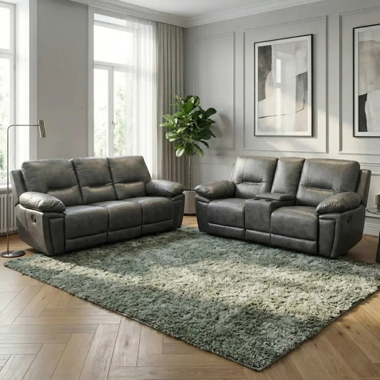 Sara Leather Electric Recliner Sofa With Deals - Up to 70% Off