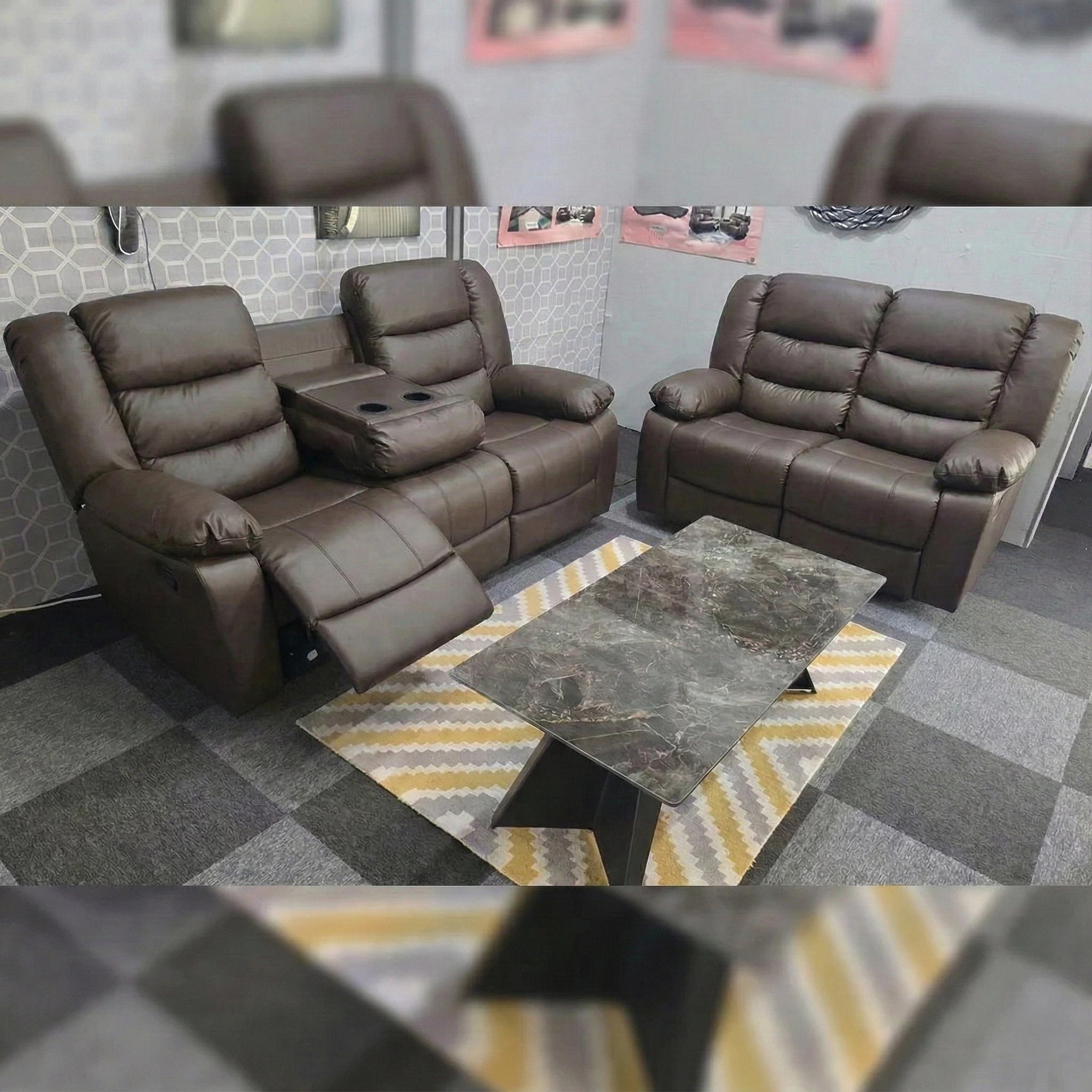 Roma Leather Recliner Sofas In Classic & Modern Styles