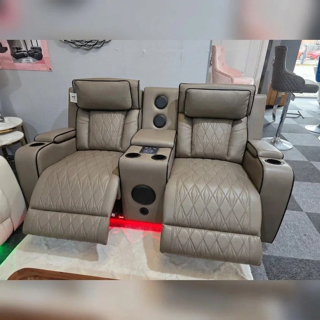 Osman Smart Leather Electric Recliner Sofa Set 3+2