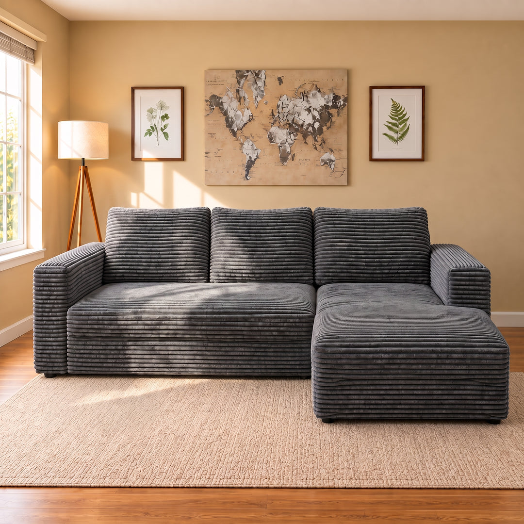 MNS Boneless Corner Sofabed - 3 Seater