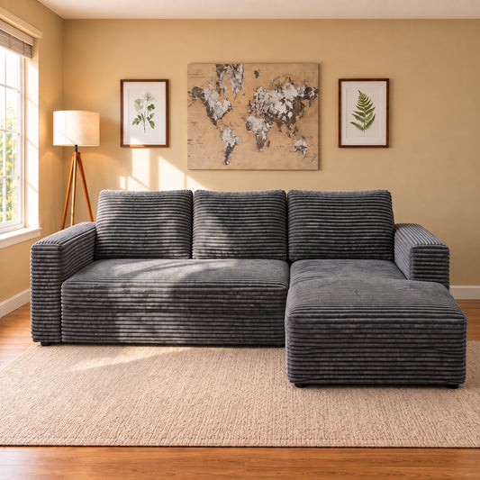 MNS Boneless Corner Sofabed - 3 Seater
