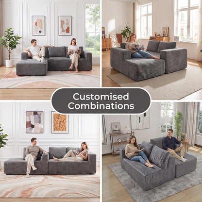 MNS Boneless Corner Sofabed - 3 Seater