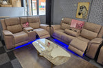 Load image into Gallery viewer, Hannah Electric Recliner 3+2 Sofa Micro Fibre Fabric
