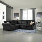 Load image into Gallery viewer, Oakland Leather Corner Sofa Black
