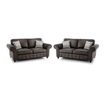 Load image into Gallery viewer, Oakland Leather Sofa 3+2 Seater Grey
