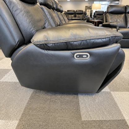 Sevilla 3+2 Leather Electric Recliner Sofa USB Type-C LED Cupholders Wireless