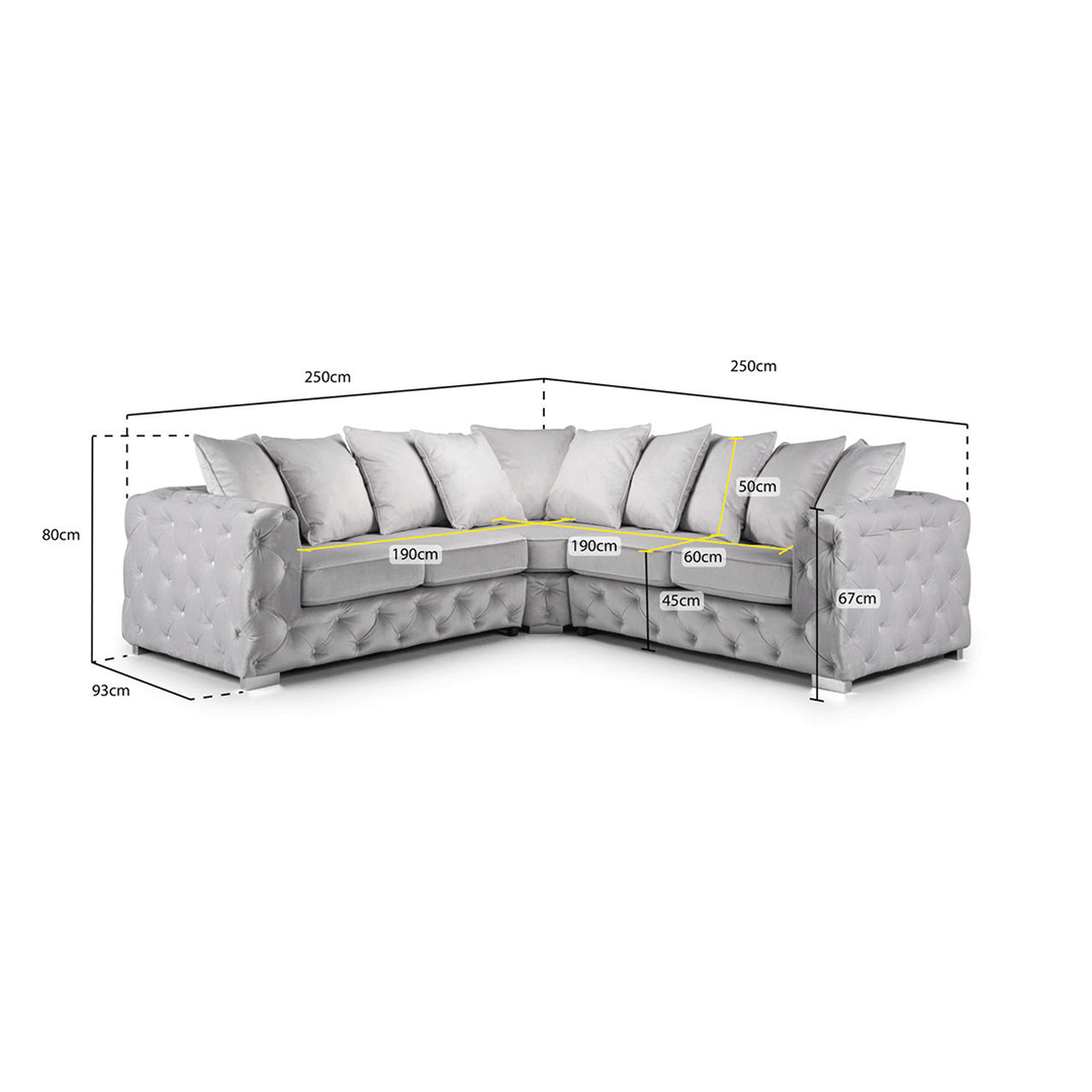 Ashton Corner Sofa - Envogue Furniture