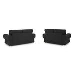 Load image into Gallery viewer, Verona Sofa 3+2 seater High Back Black
