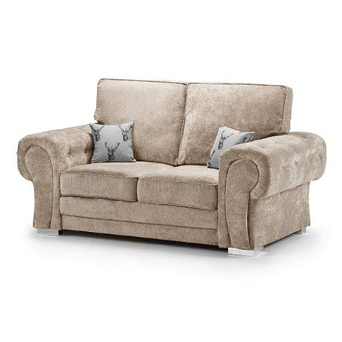 VERONA FULL BACK 2 SEATER SOFA MINK