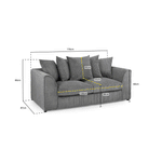 Load image into Gallery viewer, Harley jumbo sofa - Envogue Furniture
