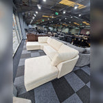 Load image into Gallery viewer, Bishop U Shape Sofa High Back In Black And Cream Colour - Envogue Furniture
