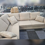 Load image into Gallery viewer, Paris Floral Beige 4 Seater Corner Sofa - Envogue Furniture
