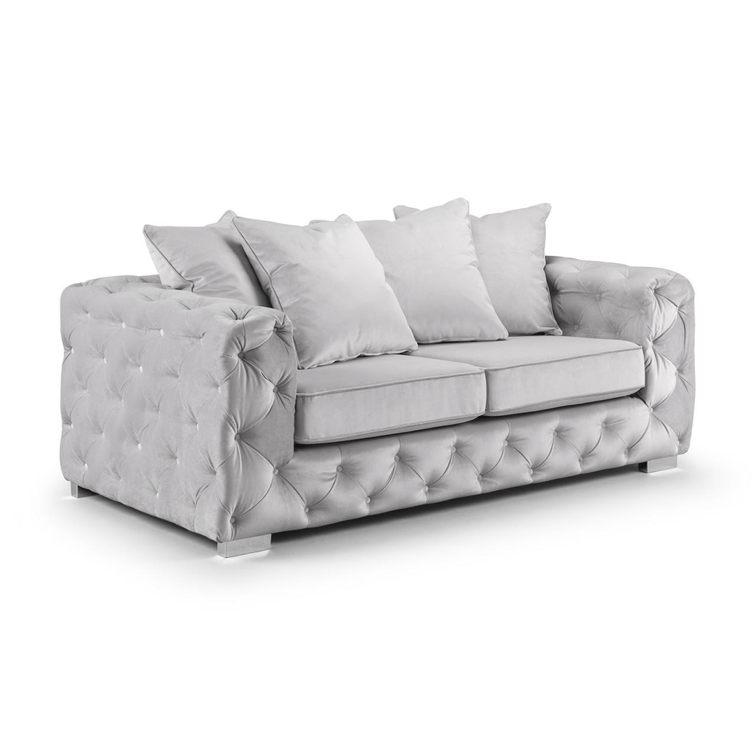 Ashton 3+2 Seater Sofa Silver - Envogue Furniture