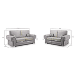 Load image into Gallery viewer, VERONA FULL BACK 3+2 SEATER SOFA SET
