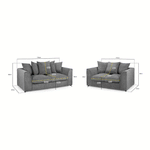 Load image into Gallery viewer, Harley jumbo sofa - Envogue Furniture
