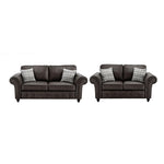 Load image into Gallery viewer, Oakland Leather Sofa 3+2 Seater Grey
