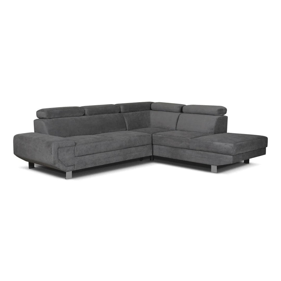 Artic Sofa Bed Corner Sofa Bed With Storage Box Grey - Envogue Furniture