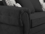 Load image into Gallery viewer, Verona sofa 3+2 Seater Scatter Back Black