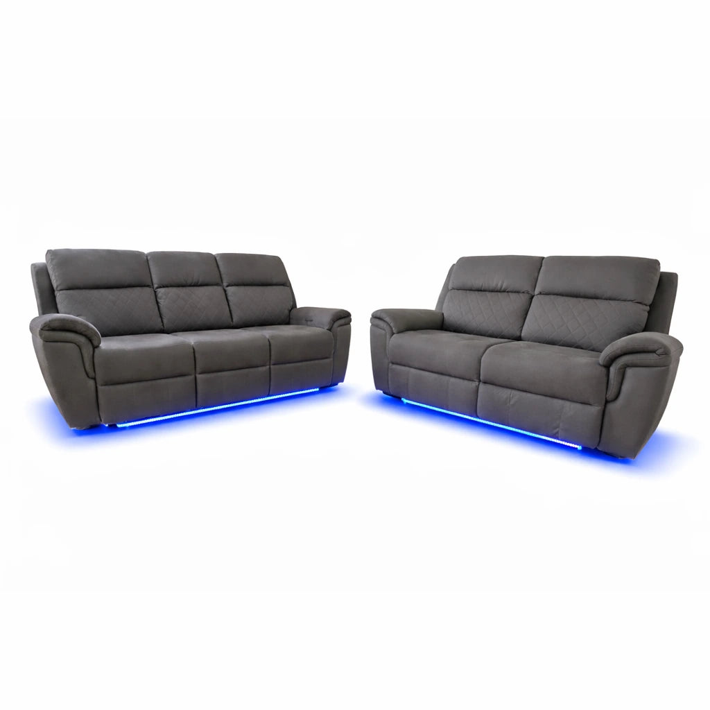 Florence Fabric Electric Recliner Sofa 3+2 Seater