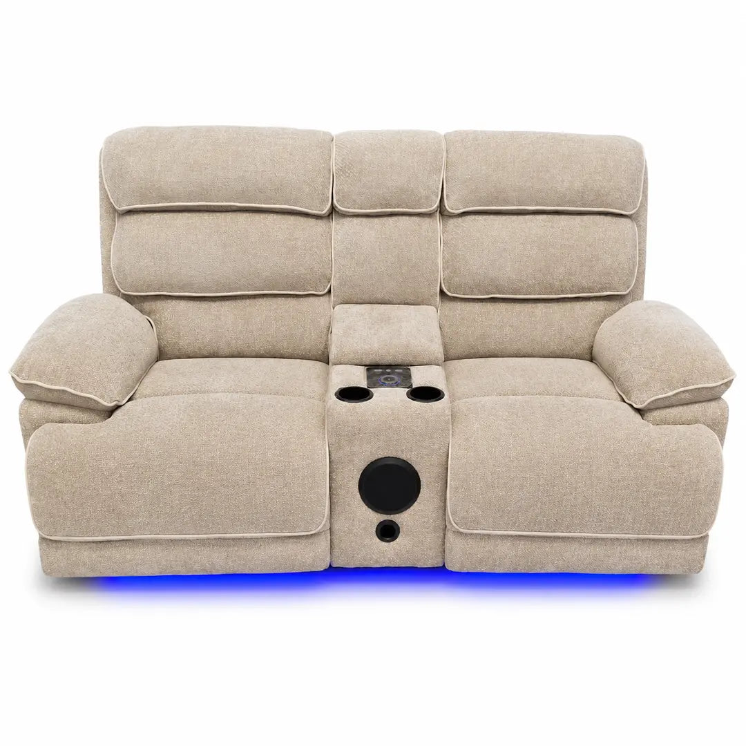LAKELYN MUSIC 3 + 2 ELECTRIC RECLINER SOFA SET USB-C