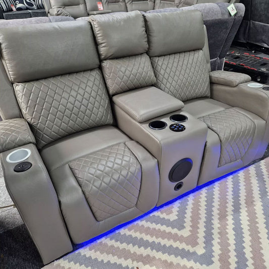 Florida Electric Leather Recliner Sofa Set (3+2 Seater)