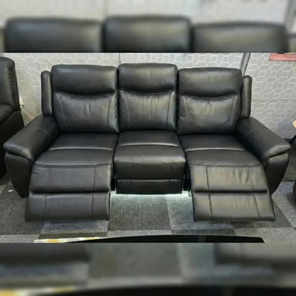 Prada leather recliner armchair, single seat electric recliner