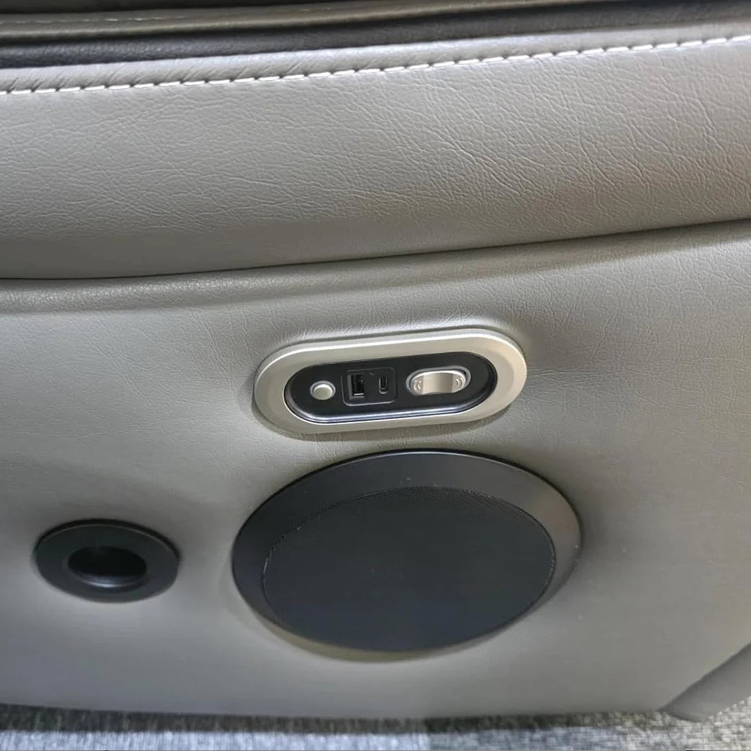 Prada electric recliner sofa button control panel detail