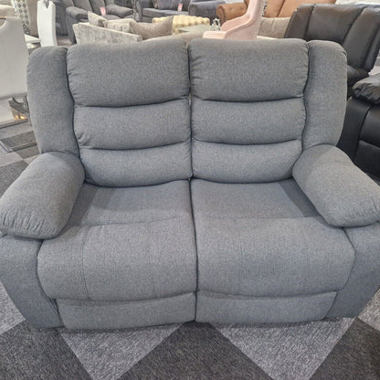 MNS Fabric 2 seater recliner in grey
