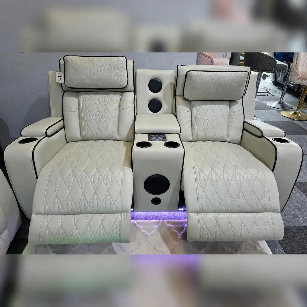 Osman Smart Leather Electric Recliner Sofa Set 3+2
