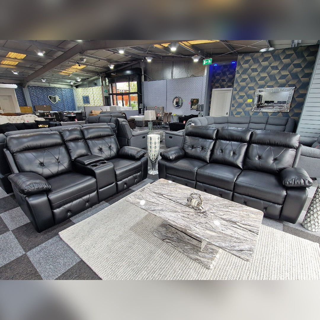 Parada Leather Recliner Sofa 3+2 Seater - Envogue Furniture