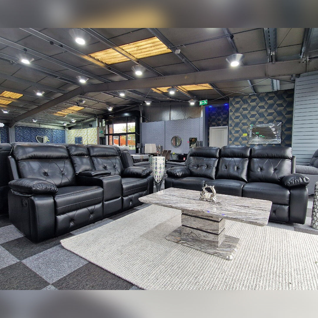 Parada Leather Recliner Sofa 3+2 Seater - Envogue Furniture