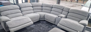 Lakelyn Express Corner Sofa Fabric Electric Recliner
