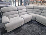 Load image into Gallery viewer, MNS Lakelyn Express Fabric Electric Recliner Modular Corner Sofa With USB Ports Power Recliner Sofa
