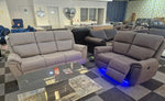 Load image into Gallery viewer, Florence Fabric Electric Recliner Sofa 3+2 Seater With Led Lights
