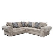 Verona Scatter Back Corner Sofa Mink