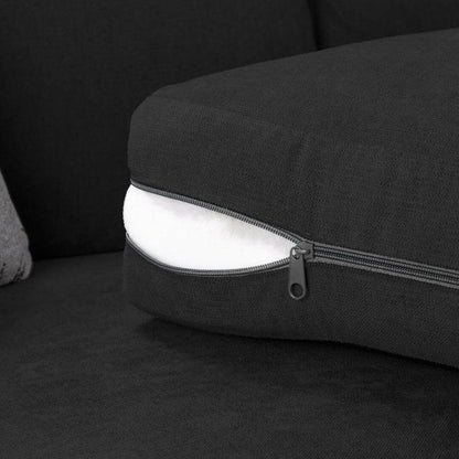 Verona Sofa 3+2 seater High Back Black