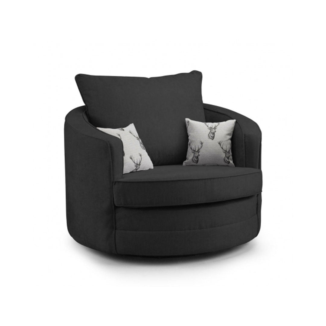 VERONA SWIVEL CHAIR BLACK
